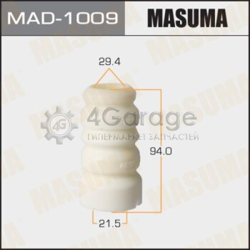 MASUMA MAD1009 Отбойник амортизаторов MASUMA, 21.5x29.4x94, CAMRY, ES300/ ACV40L, MCV30L