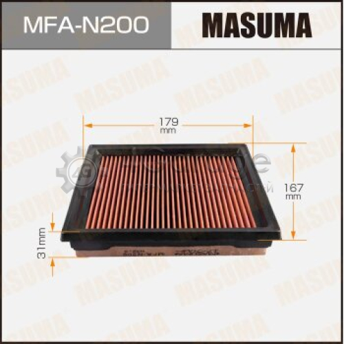 MASUMA MFAN200 Воздушный фильтр A-2018V MASUMA NISSAN/ SKYLINE/ V36 06- (1/40) Пропитка