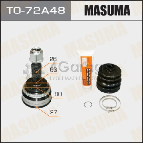 MASUMA TO72A48 ШРУС MASUMA 27x63,3x26 (1/6)