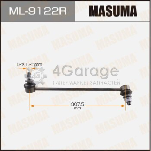 MASUMA ML9122R Стойка стабилизатора (линк) MASUMA front MURANO/ Z50 RH