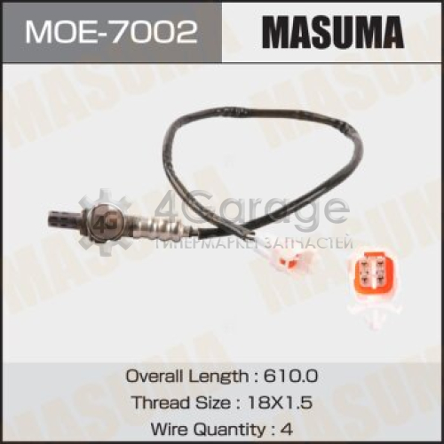 Датчик кислородный MASUMA, GRAND VITARA, SX4 / H25A, J20A MASUMA MOE7002 в Москве