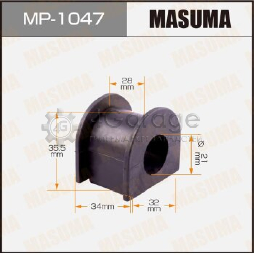 MASUMA MP1047 Втулка стабилизатора MASUMA /rear /HR-V/ GH1, GH2 [уп.2]