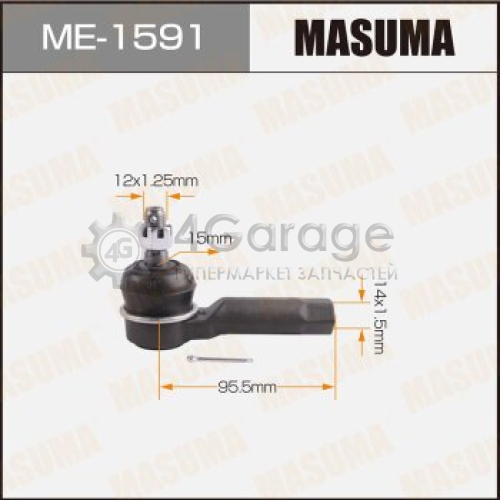 Наконечник рулевой тяги MASUMA BONGO FRIENDEE.SGEW.SGL5.96- MASUMA ME1591 в Москве