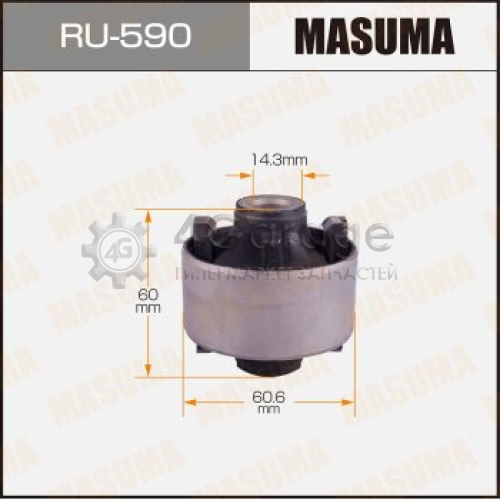 MASUMA RU590 Сайлентблок MASUMA RAV4/ ACA2#, ZCA2# front