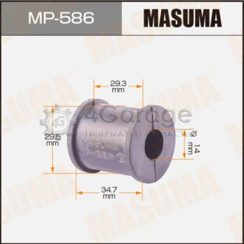 MASUMA MP586 Втулка стабилизатора MASUMA /rear/ #T195, SV42, SXV25 [уп.2]