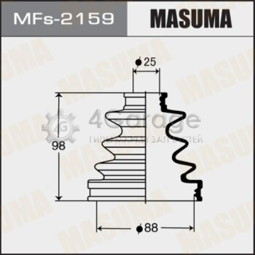 MASUMA MFs2159 Пыльник ШРУСа MASUMA MFs-2159 (силикон)