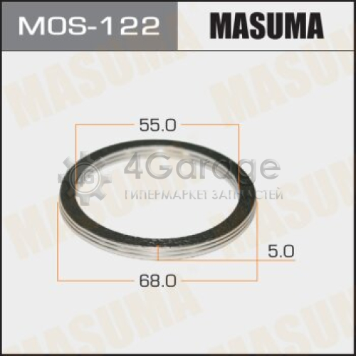 MASUMA MOS122 Кольцо глушителя MASUMA 55 х 68 в Красноярске