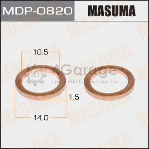 Шайбы для топливной трубки обратки, набор MASUMA Toyota 2L-T, комплект MASUMA MDP0820 в Нижнем Новгороде
