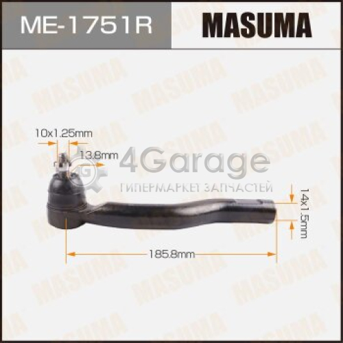 MASUMA ME1751R Наконечник рулевой тяги MASUMA DEMIO/ DY3W RH