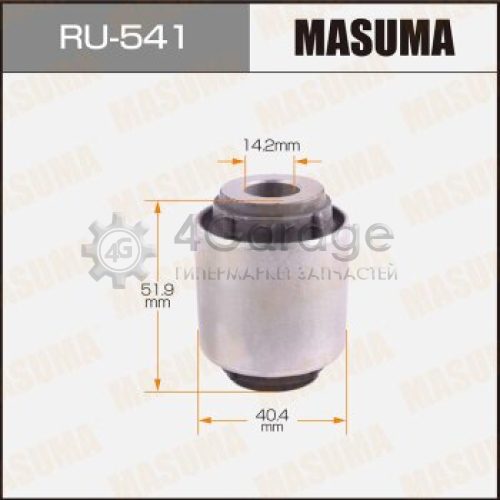 MASUMA RU541 Сайлентблок MASUMA HR-V/ GH# front low F