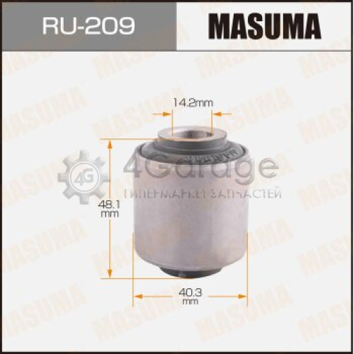 MASUMA RU209 Сайлентблок MASUMA Terrano /R50/ rear