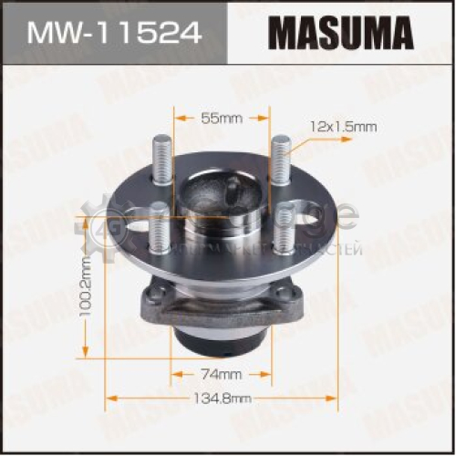 Ступичный узел MASUMA rear PROBOX, SUCCEED / NCP51V, NCP58G (with ABS) MASUMA MW11524 в Нижнем Новгороде