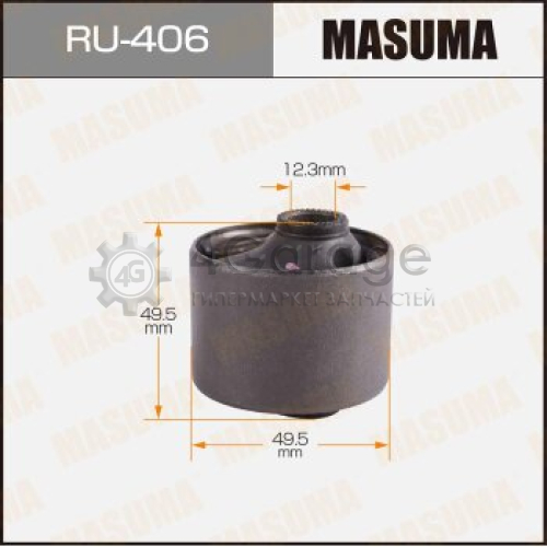 MASUMA RU406 Сайлентблок MASUMA Cube /Z10/ rear low/up