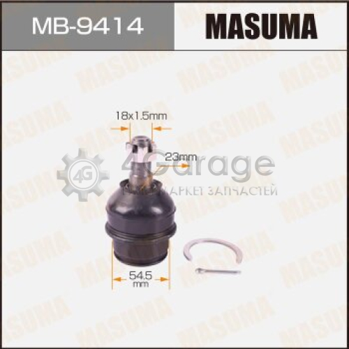 MASUMA MB9414 Шаровая опора MASUMA front low LAND CRUISER PRADO/ URJ200, URJ202, VDJ200