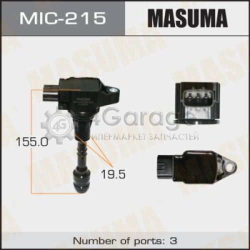 Катушка зажигания MASUMA, QX56, FX45 / VK45DE, VK56DE MASUMA MIC215 в Нижнем Новгороде