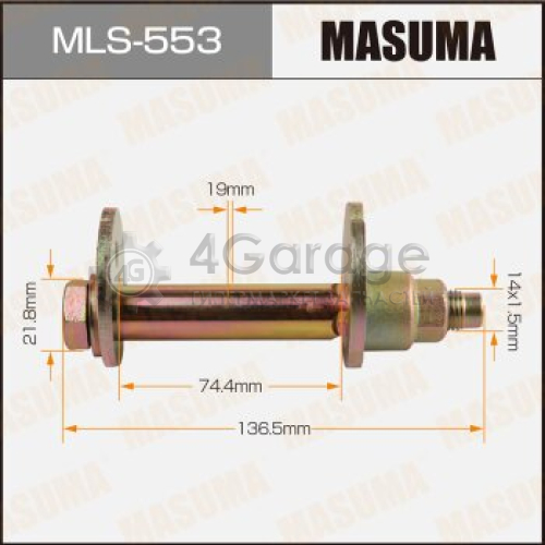 Болт эксцентрик MASUMA комплект. Toyota MASUMA MLS553 в Москве