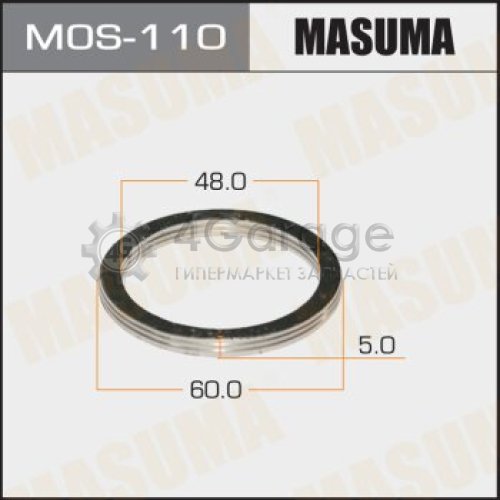 MASUMA MOS110 Кольцо глушителя MASUMA 48 х 60