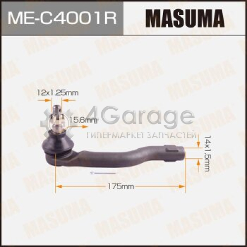 MASUMA MEC4001R Наконечник рулевой тяги MASUMA MAZDA2 07-11 RH