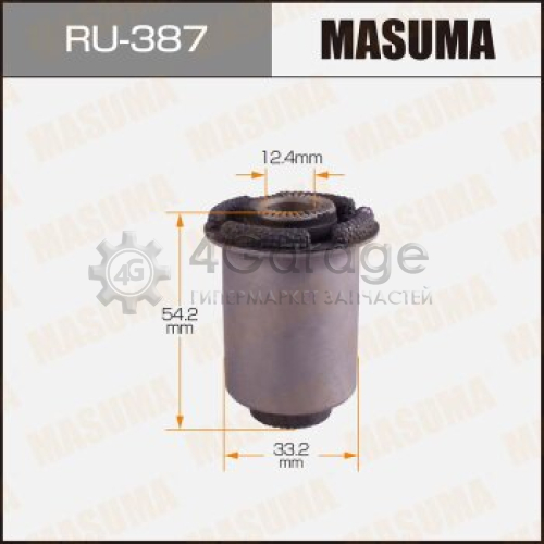 MASUMA RU387 Сайлентблок MASUMA Corolla/Fielder/ NZE124, ZZE124 rear