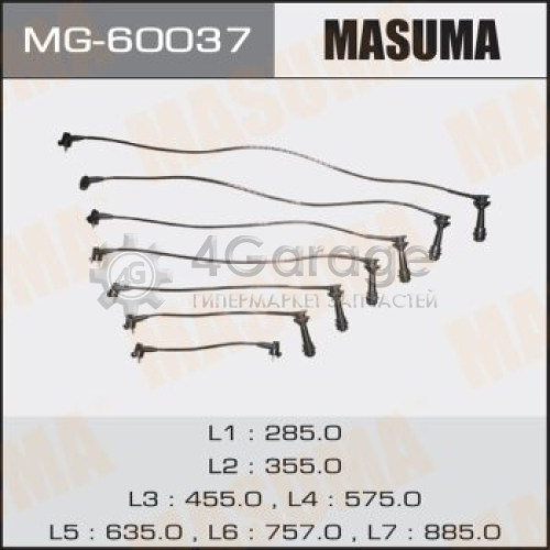 MASUMA MG60037 Бронепровода MASUMA, TOYOTA / 1JZGE, 1JZGTE, 2JZGE