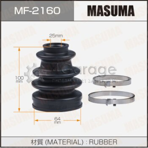 MASUMA MF2160 Пыльник ШРУСа MASUMA MF-2160