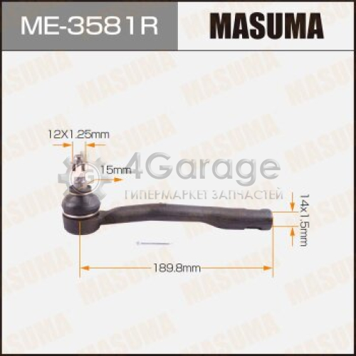 MASUMA ME3581R Наконечник рулевой тяги MASUMA AVENSIS/ AT220 RH