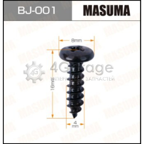 MASUMA BJ001 Саморез MASUMA 4x16мм набор 20шт