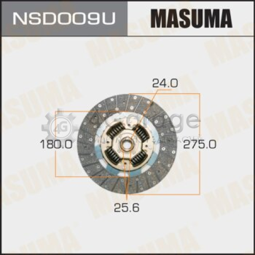 MASUMA NSD009U Диск сцепления MASUMA 275*180*24*25.6 (1/5) в Красноярске