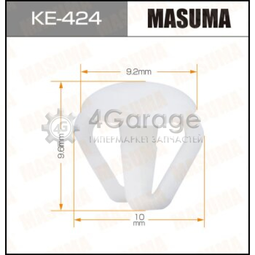 MASUMA KE424 Клипса автомобильная (автокрепеж) MASUMA 424-KE [уп.50]