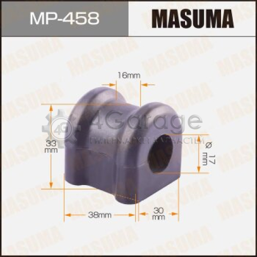 MASUMA MP458 Втулка стабилизатора MASUMA /rear/ Celica ZZT23#, Corolla #ZE124 .. sed [уп.2]