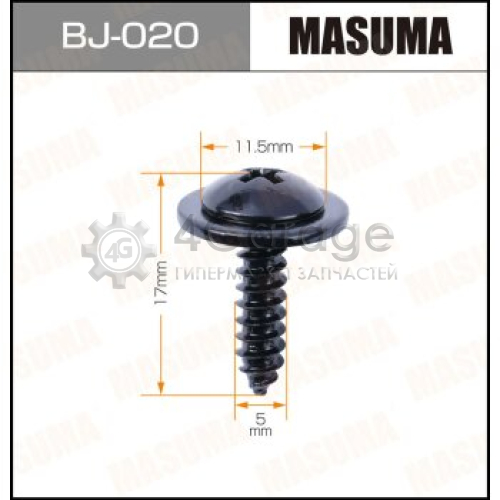 MASUMA BJ020 Саморез MASUMA 5x17мм набор 10шт