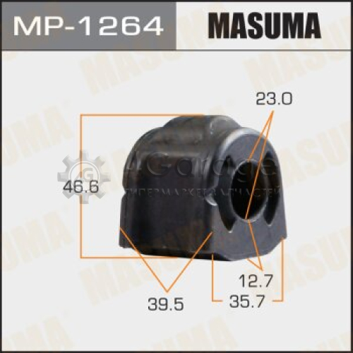 MASUMA MP1264 Втулка стабилизатора MASUMA /front/ FORESTER, XV / S13, G33 [уп.2]