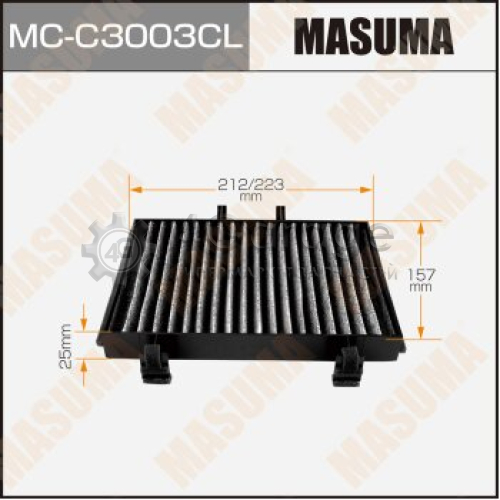 MASUMA MCC3003CL Салонный фильтр MASUMA угольный DELICA, SPACE GEAR PD6W, PD8W, PE8W, PF6W, PF8W 94-07 (1/40)