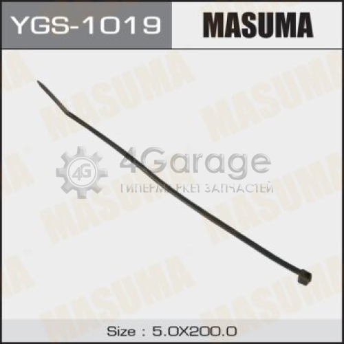 Хомут пластиковый MASUMA черный 5х200 (уп.100шт) MASUMA YGS1019 в Нижнем Новгороде