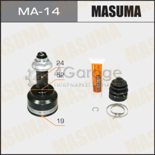 MASUMA MA14 ШРУС MASUMA 19x52x24 (1/6)