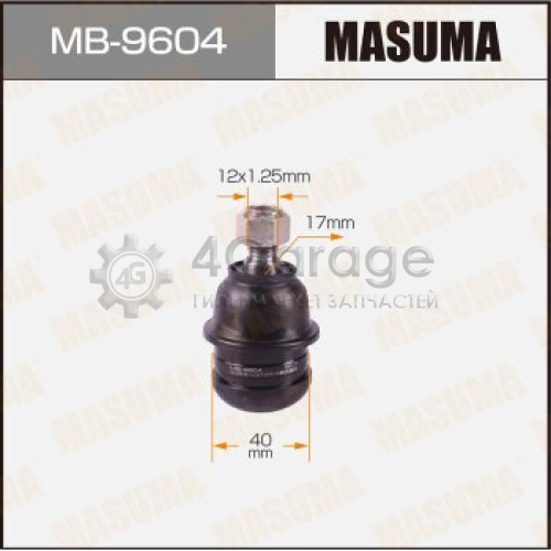 Шаровая опора MASUMA front low PAJERO IO/ H76W, H77W MASUMA MB9604 в Ростове-на-Дону