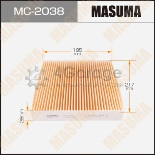 Салонный фильтр MASUMA (1/40) MASUMA MC2038 в Ростове-на-Дону