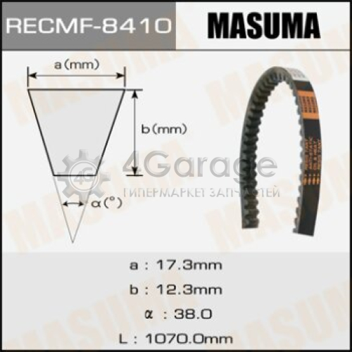 MASUMA 8410 Ремень клиновый MASUMA рк.8410, 17x1070 мм