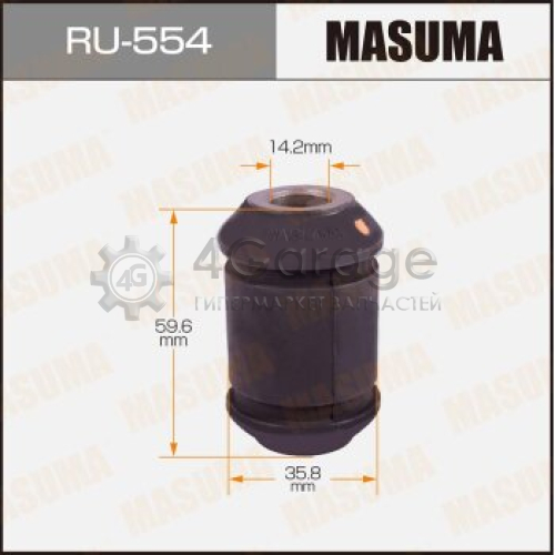 MASUMA RU554 Сайлентблок MASUMA COLT/ Z32A, Z34A, Z36A, Z37A front low F