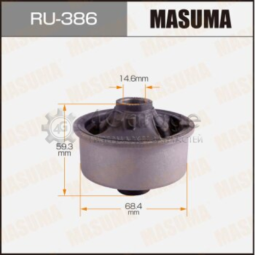 MASUMA RU386 Сайлентблок MASUMA COROLLA/ NZE12#, ZZE12# FR