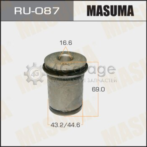 MASUMA RU087 Сайлентблок MASUMA HiAce, REG. /#H1##/, Surf /#N13#,10#/ front low