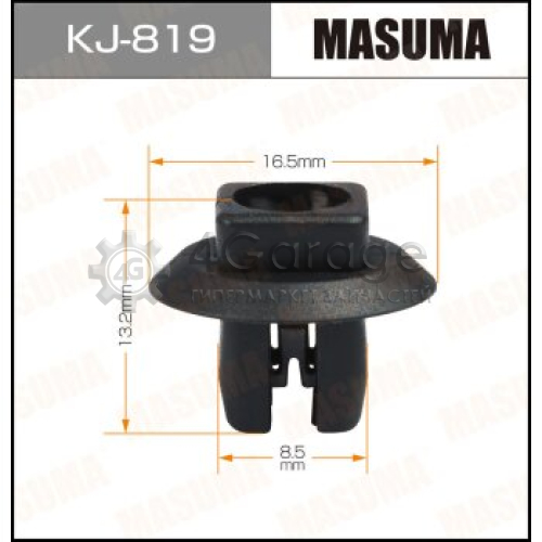 MASUMA KJ819 Клипса автомобильная (автокрепеж) MASUMA 819-KJ [уп.50]