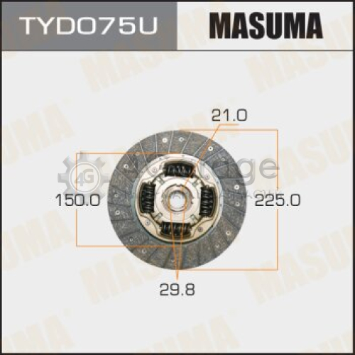 Диск сцепления MASUMA 225*150*21*29.8 (1/10) MASUMA TYD075U в Нижнем Новгороде