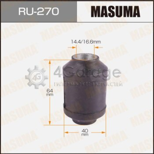 MASUMA RU270 Сайлентблок MASUMA Pajero /V24,26,44,46/,Chalenger/K94W,K96W/ front low Fr