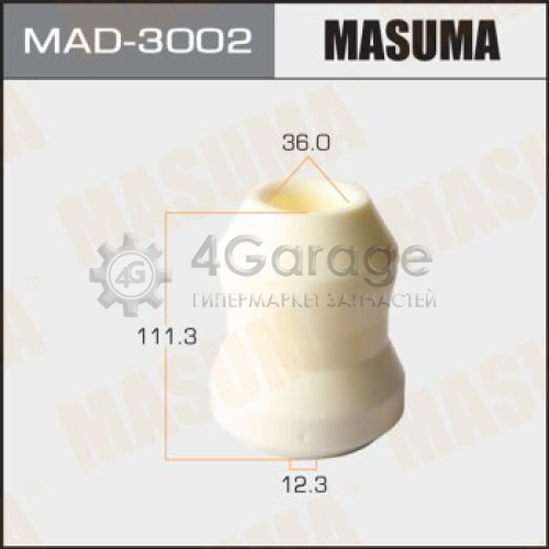 MASUMA MAD3002 Отбойник амортизаторов MASUMA, 12.3x36x111.3, PAJERO SPORT, MONTERO SPORT / K94W