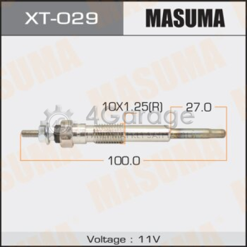 MASUMA XT029 Свеча накаливания MASUMA PT-154 /2C, 2C-T, 3CE (1/10/100)