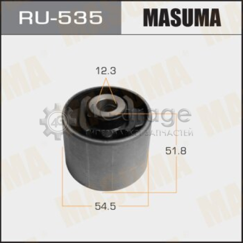 MASUMA RU535 Сайлентблок MASUMA ALMERA / B10RS rear