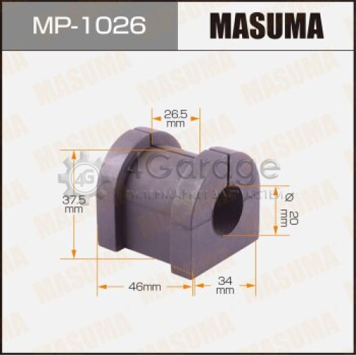 Втулка стабилизатора MASUMA /rear/ OUTLANDER /CW5W, CW6W [уп.2] MASUMA MP1026 в Нижнем Новгороде