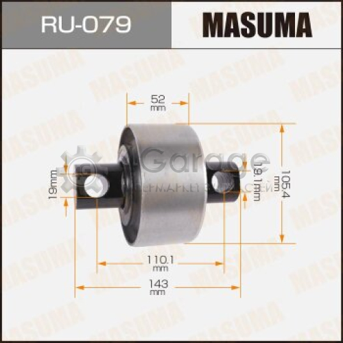 MASUMA RU079 Сайлентблок MASUMA MMC Fuso, Hino rear