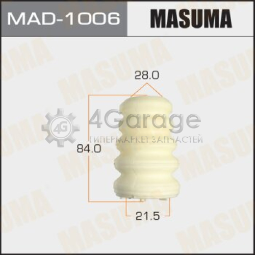 MASUMA MAD1006 Отбойник амортизаторов MASUMA, 21.5х28х84, T.Corona /ST191(RE)/ 48341-32052